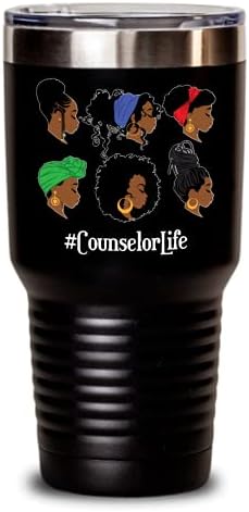Училищен съветник Life Черни Дамски Превръзки на Глава на Африканския Стил (Чаша от Неръждаема Стомана с
