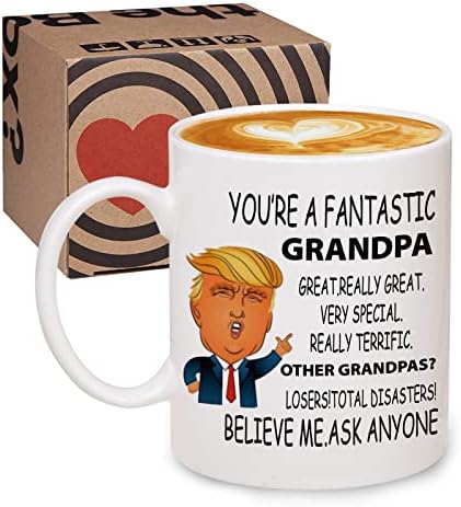 Хладно Кафеена чаша SteadStyle за дядовци - Ти си Фантастична Чаша за дядовци, Подаръци от дядо на Внук, Подарък за дядо си, за рожден Ден,Кафеена Чаша,Новост, Розыгрышный
