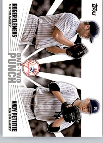 2023 -на Първия-Втория удар #12P-6 Анди Pettitt /Роджър Клемънс Бейзболна картичка Ню Йорк Янкис