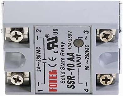 PIKIS 1бр SSR-10AA 10A solid state relay модул 80-250 ac Вход 24-380 ac
