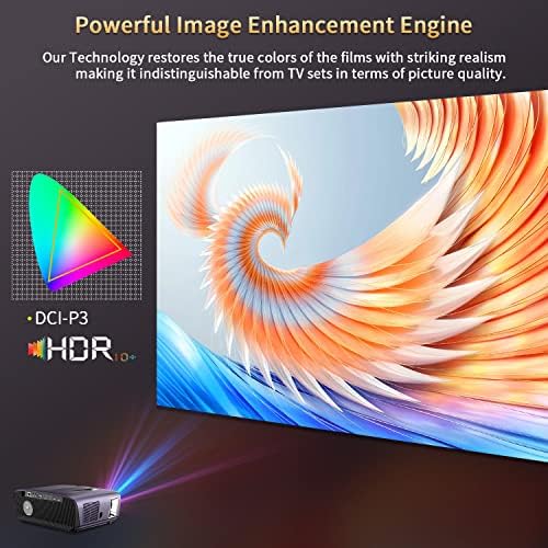 4K Проекторът За кино при дневна светлина и на открито LCD 1000ANSI / 13000Lm UHD Smart Проектор с приложения