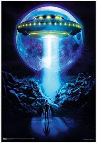 Космическа пътят на Джонатан Гая - Плакат на Blacklight, без да се Трупат 24 x 36