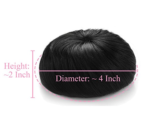 Изкуствена коса за удължаване на коса от синтетични влакна Onedor, китка-поничка, перука перука (30 )