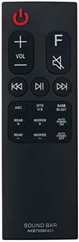 AKB75595401 Взаимозаменяеми Дистанционно управление подходяща за LG Soundbar SK5Y SK5R