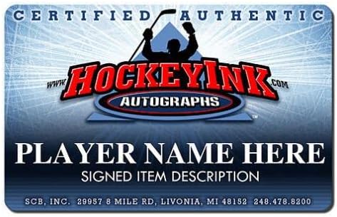 ДЖО ТОРНТЪН е подписал Официалната игра шайбата Торонто Мейпъл Лийфс - за Миене на НХЛ с автограф