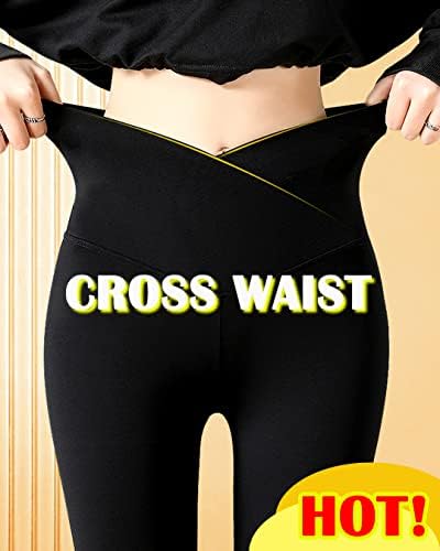 Дамски Гамаши FULLSOFT от 3 опаковки, Не Просвечивающие-Спортни Панталони за Йога с Висока Талия и контрол на корема за Бягане