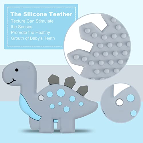 Детски Играчки За никнене на млечни зъби, Играчки за Облекчаване на болки в формата на Динозавър с Unibody дизайн,