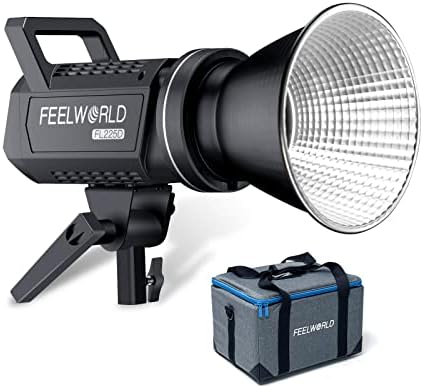 FEELWORLD FL225D 5600K Дневен Видеостудийный лампа 225 Вата Непрекъснато осветление CRI96 + TLCI97 + 67500lux @ 1 м за снимките, на живо, Фотография, Видеозаснемане, Сватби, Интервюта