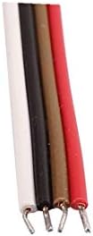 Нов Lon0167 Стъпка 2.54 мм 4P Женски Оформление с джъмпер с една глава Дължина на кабела 20 см (Стъпка 2.54 мм 4P Оформление с джъмпер с една глава Drahtseil с дължина 20 см
