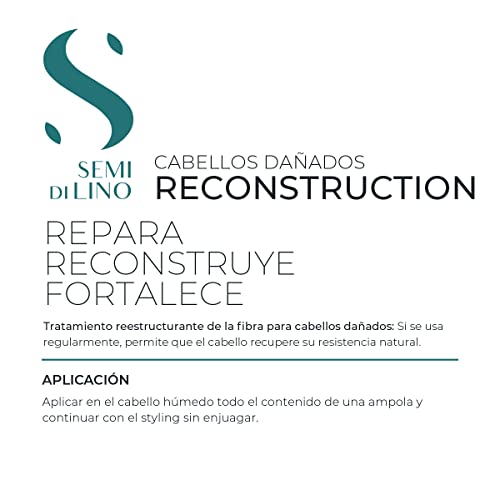 Възстановяващ лосион Alfaparf Milano Semi Di Lino Reconstruction за изтощена коса - Възстановява, придава блясък и мекота,