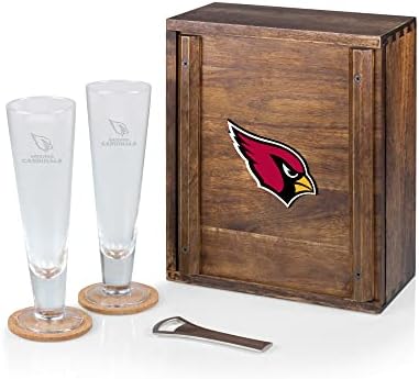 TIME PICNIC NFL Унисекс Комплект Крафтового бира NFL Pilsner за възрастни с 2 Пивными Бокалами, Подарък за