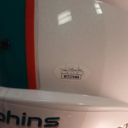 Истински пълен размер Копие шлем с автограф на Адам Шахина JSA - Каски NFL с автограф