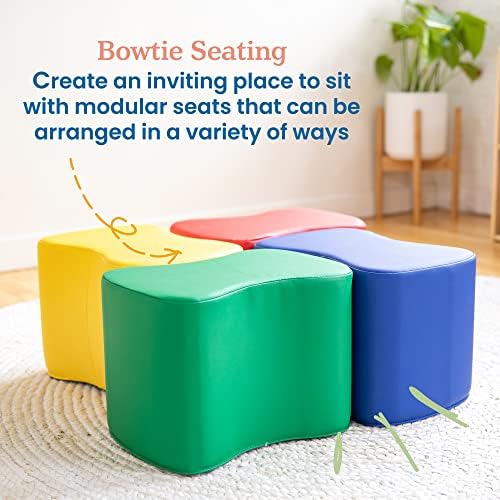 Набор от модулни столове ECR4Kids SoftZone за деца с гъвкав седалка, в продуктова гама, от 6 теми