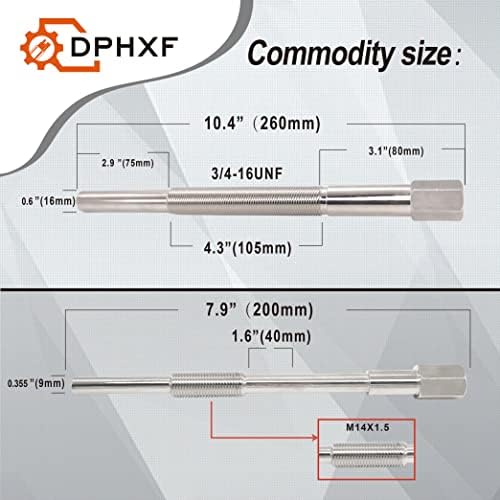Набор от инструменти за теглене на първичния и вторичния съединител с втвърдяване DPHXF. Съдържа 10 различни модели и размери