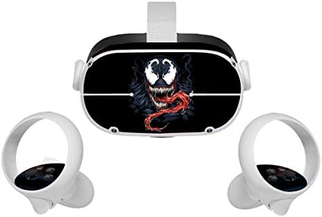 Black Spider Movie Oculus Quest 2 Skin VR 2 Кожи Слушалки и Контролери Стикер, Защитен Стикер Аксесоари