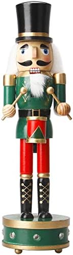 Коледен Лешникотрошачката Фигурка Щелкунчика Войници Барабанистът 15 Инча Традиционна Дървена Лешникотрошачката