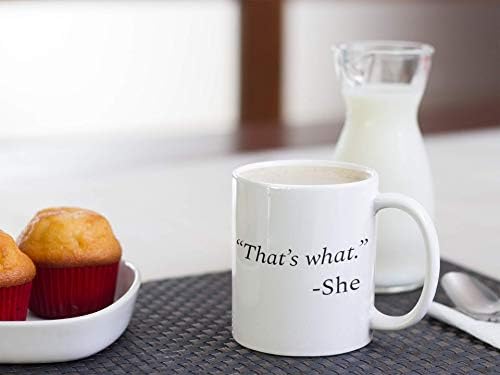 Намерете забавни идеи за подаръци, Забавна кафеена чаша за офис продукти - Ето какво каза тя | Забавни чаши за кафе, за жени