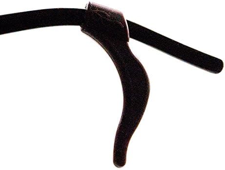 Висококачествени под формата на Меки силиконови лък тел XOXO Optical® - за фиксаторов очила за спорт и активни спортове, Ушни куки, заушников за очила Кафяво (10 чифта)