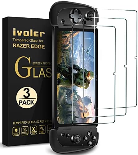 [3 опаковки] Защитно фолио iVoler от закалено стъкло за Razer Edge Wi-Fi / 5G / FOUNDERS EDITION, ИГРИ PDA 6,8 2022, Тъчпад,