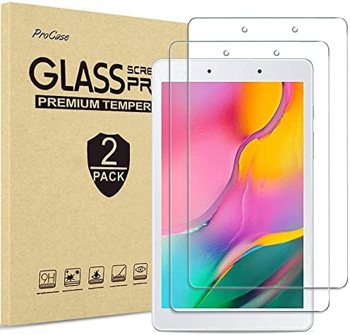 ProCase [2] Защитно фолио за екрана на Galaxy Tab A 8,0 2019 T290, в комплект с 4 Пакет Салфетки за почистване