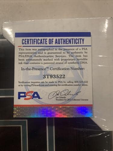 Джейсън Тейлър подписа с автограф Делфините HOF 17 16x20 снимка в рамка PSA / ДНК - Снимки NFL с автограф