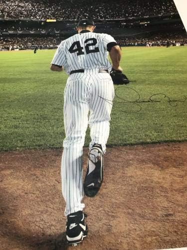 Мариано Ривера е Подписал Снимка на Giclée Отпечатъци ню ЙОРК Янкис HOF 19 с Автограф на PSA/ ДНК 10 - Изкуството на MLB