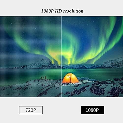 Проектор XIXIDIAN, Преносим проектор, Поддържа дисплей с висока разделителна способност 1080P, съвместима с PS4,