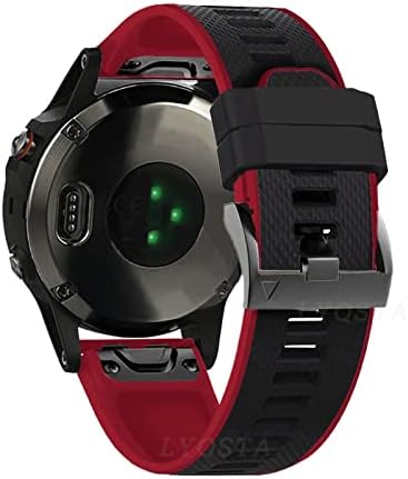 CEKGDB 26-22 мм Силикон Быстроразъемный Каишка За Часовник Garmin Fenix 6X6 6S Pro 5X5 Plus 3HR Ендуро Smartwatch Easyfit