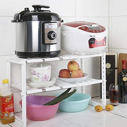 Контейнери за Супа Регулируем 2-Диференцирани Рафтовете Под Мивката За Организиране на Съхранение В Кухнята Багажник