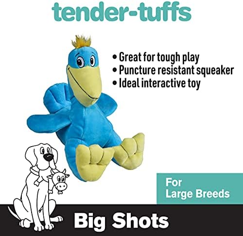 SmartPetLove Нежно Кученце Snuggle-Комплект плюшени играчки за кучета Tuffs - Голям Пеликан, Октопод-Влекач и