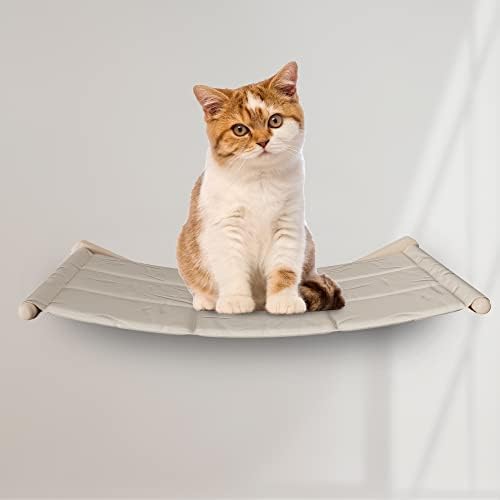Стенен хамак LuxProzi за котки - Стенни мебели за котки в затворени помещения - Стенни легло за котки - на един Рафт за котки