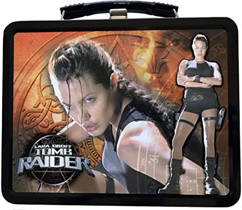 Tomb Raider пълен размер Метален Ланчбокс с термосом