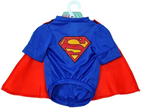 Класически костюм на Супермен за вашия домашен любимец Руби с Оръжие