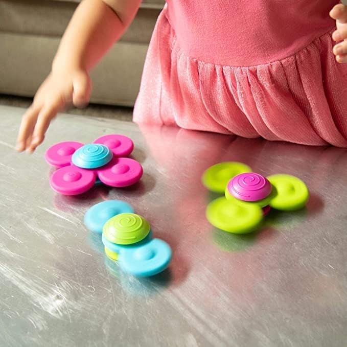 BornCare Fidget Изсмукване на въртящи се Примамки за деца, Трайни играчки (3 опаковки)