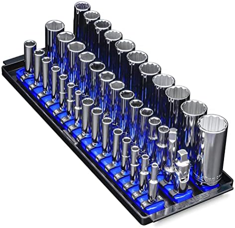 13-Инчовата Изход Ernst Производство, Организатор за контакти Премиум-клас с 3 пътеки и множество устройства, както, синьо