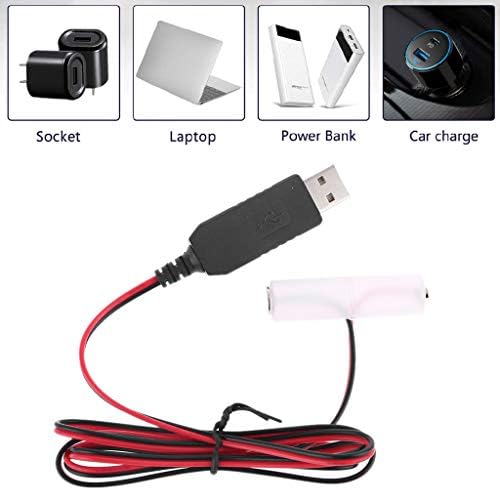 LR6 AA Акумулаторни Отсекатель USB захранващ Кабел За подмяна на 1-4 бр. батерии от 1,5 AA