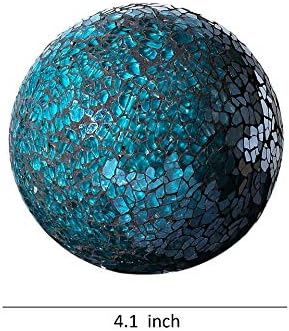 Декоративни топки | Комплект от 3 Стъклени Мозаичных топки за мисок | масичка за Кафе с диаметър от 4 инча и декорация