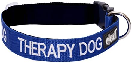Нашийник за кучета с неопреновой подплата Dexil Limited Therapy Куче в Син цвят с кодиране S-M-L-XL Предотвратява