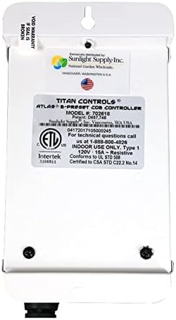 Titan Controls Atlas 2 - предварително инсталирано монитор /Контролер co₂