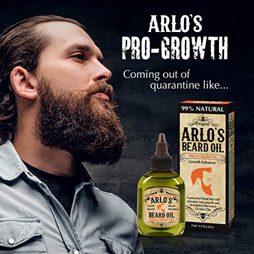 Средство за измиване и изплакване брадата Arlo 2 в 1 за растеж 12 унции с олио за растеж на брада, комплект