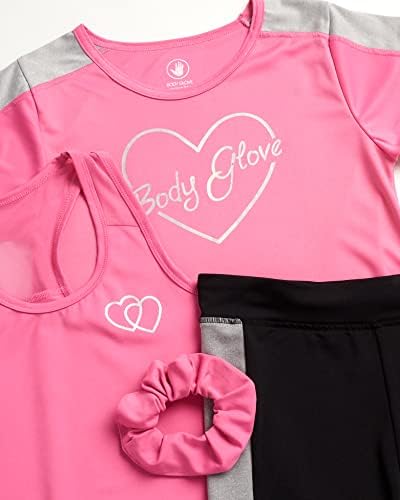 Кратък комплект Body Glove Girls Active с Майкой и Тениска на тон (3 обекта)