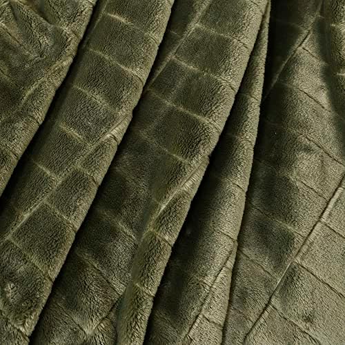 Комфорт за живот Уютно Текстурированное Леко одеяло, 50 х 60 от Рециклирани влакна, Екологично Чисто Супер меко всесезонное