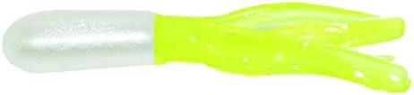 Стръв Big Bite 15CRTU08 Crappie Tube Pearl/Chartreuse, 1,5