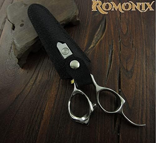 Професионални фризьорски ножици ROMONIX за подстригване на коса - Японски Салонные ножици от неръждаема стомана - Обща