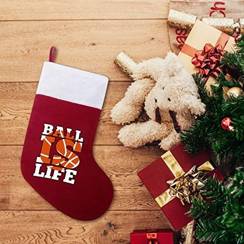 Баскетболно Живот Коледен Окачен Отглеждане на Сладък Дядо Чорап за Коледно Украса Украса Подаръци