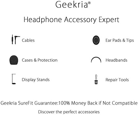 Калъф за слушалки Geekria Shield, който е Съвместим с чехлами Marshall Major, II, Major, III, Major IV, Mid ANC,
