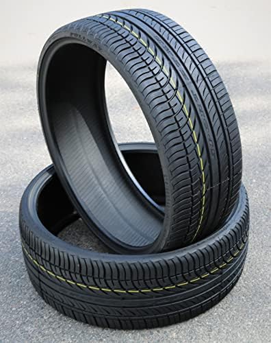 Комплект от 2 (ДВЕ) всесезонни висока производителност на радиални гуми Fullway HP108-275/25R28 275/25ZR28 275/25/28 275/25-28 Товароподемност 102 W, 4-слойная боковина BSW черен цвят