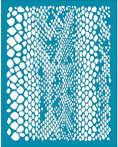 Глинени Шаблони OLYCRAFT 4x5 инча с Петна от Змийска Кожа, Неклеющийся Шаблони, Шаблони За, ситопечат, Многократно