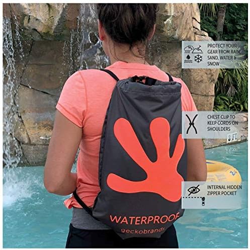 Водоустойчива раница geckobrands на съвсем малък - Лека Суха Пътна чанта за туризъм и белите дробове водни развлечения