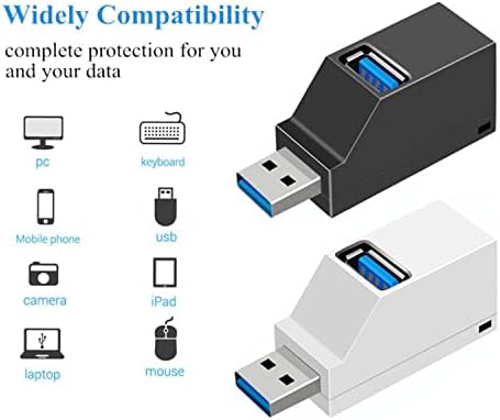 LIXINTIAN [2] Сплитер USB2.0, 3-Портов хъб USB 3.0, за преносими компютри, флаш-памети USB, Мобилни твърди